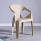 Home Contemporary Arm Chair Solid Back Plastic Stackable Dining Room Chair Clearhalo ' kitchen&dining_furn' 'Dining Chairs' 'Dining Tables & Seating' 'dining_chair' 'furn' 'furn_dining_chair' 'Furniture' 'furniture_dining_chair' 'Kitchen & Dining Furniture' 'kitchen' 3539522