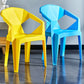 Home Contemporary Arm Chair Solid Back Plastic Stackable Dining Room Chair Clearhalo ' kitchen&dining_furn' 'Dining Chairs' 'Dining Tables & Seating' 'dining_chair' 'furn' 'furn_dining_chair' 'Furniture' 'furniture_dining_chair' 'Kitchen & Dining Furniture' 'kitchen' 3539524