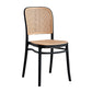 Nordic Wicker/Rattan Patio Dining Chair 34''H Open Back Dining Side Chair for Restaurant Clearhalo ' kitchen&dining_furn' 'Dining Chairs' 'Dining Tables & Seating' 'dining_chair' 'furn' 'furn_dining_chair' 'Furniture' 'furniture_dining_chair' 'Kitchen & Dining Furniture' 'kitchen' 3539558