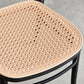 Nordic Wicker/Rattan Patio Dining Chair 34''H Open Back Dining Side Chair for Restaurant Clearhalo ' kitchen&dining_furn' 'Dining Chairs' 'Dining Tables & Seating' 'dining_chair' 'furn' 'furn_dining_chair' 'Furniture' 'furniture_dining_chair' 'Kitchen & Dining Furniture' 'kitchen' 3539560