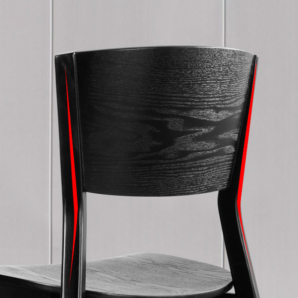 Wood Contemporary Side Dining Chairs with 4 Legs Dining Room Armless Chairs Clearhalo ' kitchen&dining_furn' 'Dining Chairs' 'Dining Tables & Seating' 'dining_chair' 'furn' 'furn_dining_chair' 'Furniture' 'furniture_dining_chair' 'Kitchen & Dining Furniture' 'kitchen' 3539575