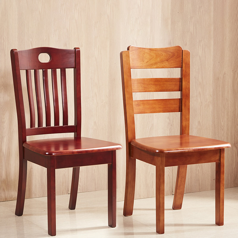 Contemporary Square Solid Wooden Chairs Armless Chairs for Dining Room Clearhalo ' kitchen&dining_furn' 'Dining Chairs' 'Dining Tables & Seating' 'dining_chair' 'furn' 'furn_dining_chair' 'Furniture' 'furniture_dining_chair' 'Kitchen & Dining Furniture' 'kitchen' 3539589