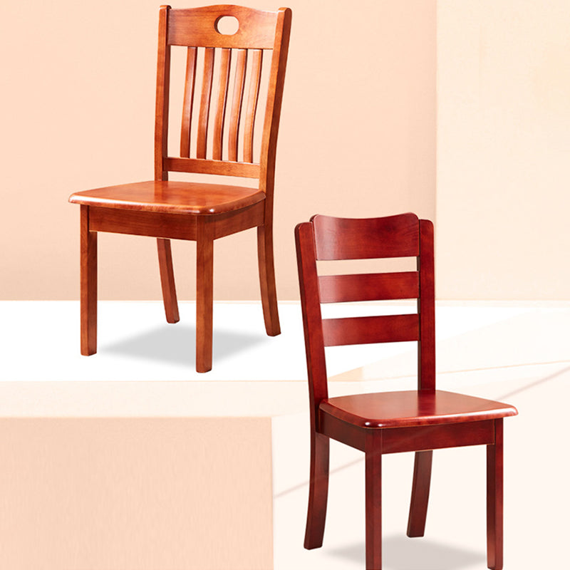Contemporary Square Solid Wooden Chairs Armless Chairs for Dining Room Clearhalo ' kitchen&dining_furn' 'Dining Chairs' 'Dining Tables & Seating' 'dining_chair' 'furn' 'furn_dining_chair' 'Furniture' 'furniture_dining_chair' 'Kitchen & Dining Furniture' 'kitchen' 3539602