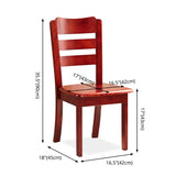 Contemporary Square Solid Wooden Chairs Armless Chairs for Dining Room Clearhalo ' kitchen&dining_furn' 'Dining Chairs' 'Dining Tables & Seating' 'dining_chair' 'furn' 'furn_dining_chair' 'Furniture' 'furniture_dining_chair' 'Kitchen & Dining Furniture' 'kitchen' 3539605
