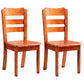 Contemporary Square Solid Wooden Chairs Armless Chairs for Dining Room Orange Ladder Back 2 Piece Set Clearhalo ' kitchen&dining_furn' 'Dining Chairs' 'Dining Tables & Seating' 'dining_chair' 'furn' 'furn_dining_chair' 'Furniture' 'furniture_dining_chair' 'Kitchen & Dining Furniture' 'kitchen' 3539608