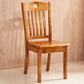 Contemporary Square Solid Wooden Chairs Armless Chairs for Dining Room Light Brown Slat Back 1 Piece Clearhalo ' kitchen&dining_furn' 'Dining Chairs' 'Dining Tables & Seating' 'dining_chair' 'furn' 'furn_dining_chair' 'Furniture' 'furniture_dining_chair' 'Kitchen & Dining Furniture' 'kitchen' 3539610