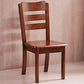 Contemporary Square Solid Wooden Chairs Armless Chairs for Dining Room Walnut Ladder Back 1 Piece Clearhalo ' kitchen&dining_furn' 'Dining Chairs' 'Dining Tables & Seating' 'dining_chair' 'furn' 'furn_dining_chair' 'Furniture' 'furniture_dining_chair' 'Kitchen & Dining Furniture' 'kitchen' 3539622