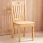 Contemporary Square Solid Wooden Chairs Armless Chairs for Dining Room Natural Slat Back 1 Piece Clearhalo ' kitchen&dining_furn' 'Dining Chairs' 'Dining Tables & Seating' 'dining_chair' 'furn' 'furn_dining_chair' 'Furniture' 'furniture_dining_chair' 'Kitchen & Dining Furniture' 'kitchen' 3539625