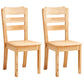 Contemporary Square Solid Wooden Chairs Armless Chairs for Dining Room Natural 2 Piece Set Clearhalo ' kitchen&dining_furn' 'Dining Chairs' 'Dining Tables & Seating' 'dining_chair' 'furn' 'furn_dining_chair' 'Furniture' 'furniture_dining_chair' 'Kitchen & Dining Furniture' 'kitchen' 3539628