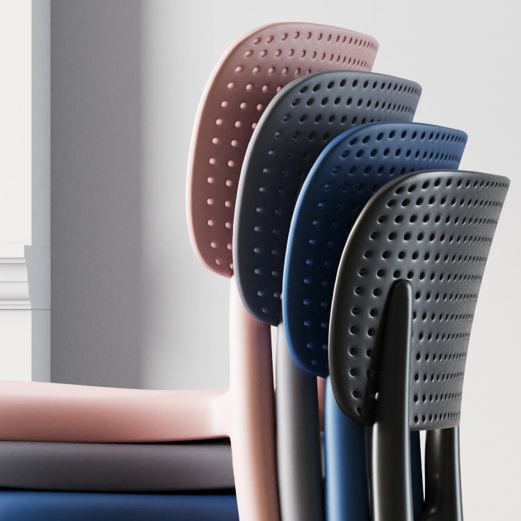 Contemporary Dining Chairs Plastic Dining Armless Side Chair for Home Use Clearhalo ' kitchen&dining_furn' 'Dining Chairs' 'Dining Tables & Seating' 'dining_chair' 'furn' 'furn_dining_chair' 'Furniture' 'furniture_dining_chair' 'Kitchen & Dining Furniture' 'kitchen' 3539646