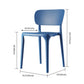 Contemporary Dining Chairs Plastic Dining Armless Side Chair for Home Use Clearhalo ' kitchen&dining_furn' 'Dining Chairs' 'Dining Tables & Seating' 'dining_chair' 'furn' 'furn_dining_chair' 'Furniture' 'furniture_dining_chair' 'Kitchen & Dining Furniture' 'kitchen' 3539649