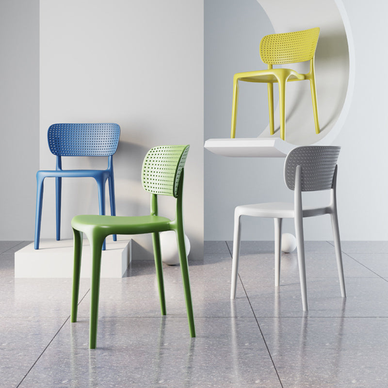 Contemporary Dining Chairs Plastic Dining Armless Side Chair for Home Use Clearhalo ' kitchen&dining_furn' 'Dining Chairs' 'Dining Tables & Seating' 'dining_chair' 'furn' 'furn_dining_chair' 'Furniture' 'furniture_dining_chair' 'Kitchen & Dining Furniture' 'kitchen' 3539653