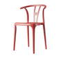 Contemporary Dining Chairs Plastic Dining Armless Side Chair for Home Use Red Wishbone 1 Piece Clearhalo ' kitchen&dining_furn' 'Dining Chairs' 'Dining Tables & Seating' 'dining_chair' 'furn' 'furn_dining_chair' 'Furniture' 'furniture_dining_chair' 'Kitchen & Dining Furniture' 'kitchen' 3539666