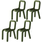 Colorful Modern Style Restaurant Side Chair Flannel Open Back Dining Chair Olive Green 4 Piece Set Clearhalo ' kitchen&dining_furn' 'Dining Chairs' 'Dining Tables & Seating' 'dining_chair' 'furn' 'furn_dining_chair' 'Furniture' 'furniture_dining_chair' 'Kitchen & Dining Furniture' 'kitchen' 3539730