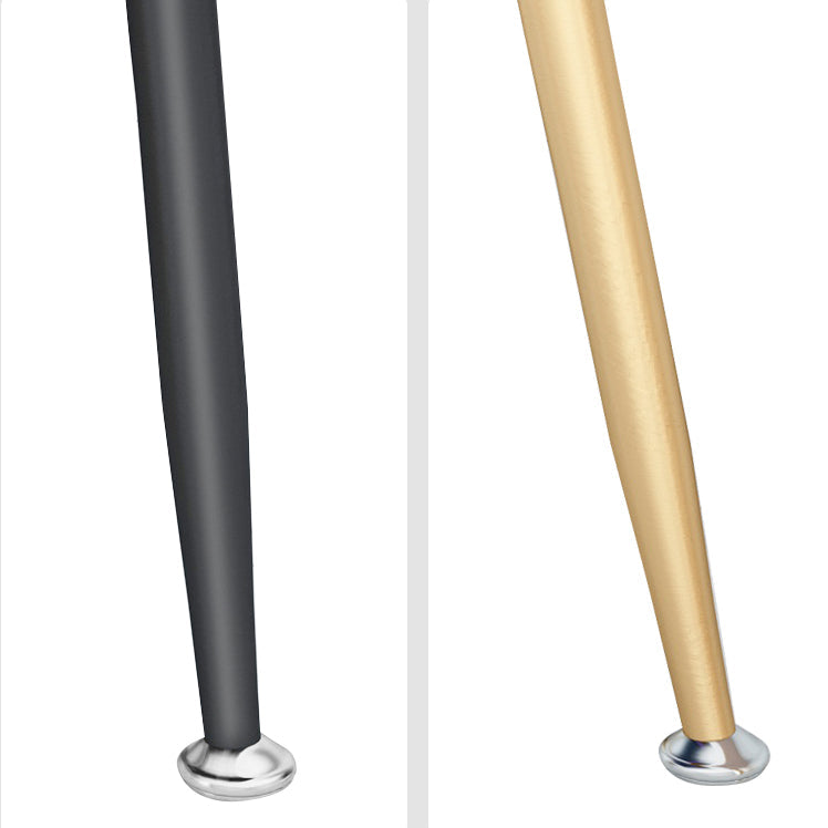 Scandinavian Style Metal Dining Chair Bedroom Solid Back Dining Arm Chairs Clearhalo ' kitchen&dining_furn' 'Dining Chairs' 'Dining Tables & Seating' 'dining_chair' 'furn' 'furn_dining_chair' 'Furniture' 'furniture_dining_chair' 'Kitchen & Dining Furniture' 'kitchen' 3539787