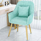 Scandinavian Style Metal Dining Chair Bedroom Solid Back Dining Arm Chairs Lake Blue 1 Piece Brass Gold Clearhalo ' kitchen&dining_furn' 'Dining Chairs' 'Dining Tables & Seating' 'dining_chair' 'furn' 'furn_dining_chair' 'Furniture' 'furniture_dining_chair' 'Kitchen & Dining Furniture' 'kitchen' 3539811