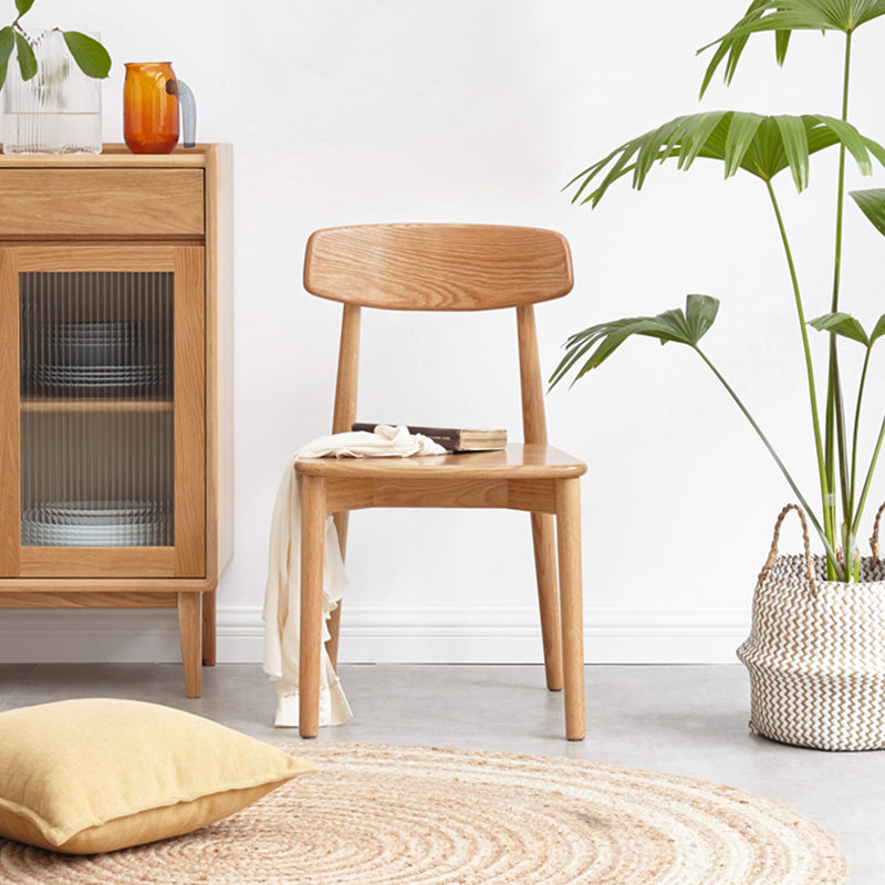 Modern Wood Indoor-Outdoor Chair Dining Room Armless Open Back Dining Side Chair Clearhalo ' kitchen&dining_furn' 'Dining Chairs' 'Dining Tables & Seating' 'dining_chair' 'furn' 'furn_dining_chair' 'Furniture' 'furniture_dining_chair' 'Kitchen & Dining Furniture' 'kitchen' 3539862