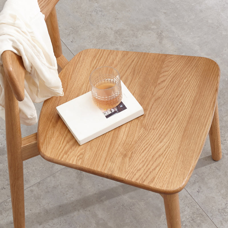 Modern Wood Indoor-Outdoor Chair Dining Room Armless Open Back Dining Side Chair Clearhalo ' kitchen&dining_furn' 'Dining Chairs' 'Dining Tables & Seating' 'dining_chair' 'furn' 'furn_dining_chair' 'Furniture' 'furniture_dining_chair' 'Kitchen & Dining Furniture' 'kitchen' 3539864