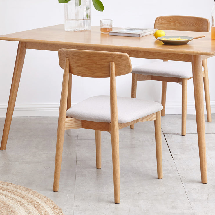 Modern Wood Indoor-Outdoor Chair Dining Room Armless Open Back Dining Side Chair Clearhalo ' kitchen&dining_furn' 'Dining Chairs' 'Dining Tables & Seating' 'dining_chair' 'furn' 'furn_dining_chair' 'Furniture' 'furniture_dining_chair' 'Kitchen & Dining Furniture' 'kitchen' 3539875