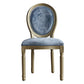 Traditional Velvet Dining Chair 38''H King Louis Back Side Chair with 4 Legs for Restaurant Clearhalo ' kitchen&dining_furn' 'Dining Chairs' 'Dining Tables & Seating' 'dining_chair' 'furn' 'furn_dining_chair' 'Furniture' 'furniture_dining_chair' 'Kitchen & Dining Furniture' 'kitchen' 3539927