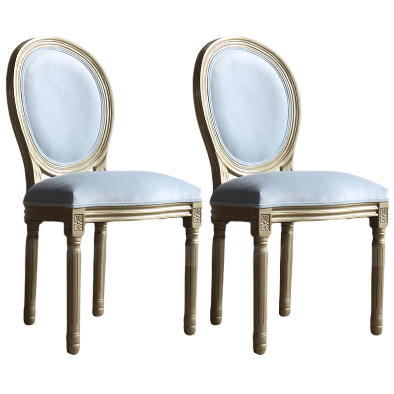 Traditional Velvet Dining Chair 38''H King Louis Back Side Chair with 4 Legs for Restaurant Light Blue 2 Piece Set Clearhalo ' kitchen&dining_furn' 'Dining Chairs' 'Dining Tables & Seating' 'dining_chair' 'furn' 'furn_dining_chair' 'Furniture' 'furniture_dining_chair' 'Kitchen & Dining Furniture' 'kitchen' 3539938
