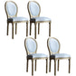 Traditional Velvet Dining Chair 38''H King Louis Back Side Chair with 4 Legs for Restaurant Light Blue 4 Piece Set Clearhalo ' kitchen&dining_furn' 'Dining Chairs' 'Dining Tables & Seating' 'dining_chair' 'furn' 'furn_dining_chair' 'Furniture' 'furniture_dining_chair' 'Kitchen & Dining Furniture' 'kitchen' 3539940