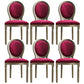 Traditional Velvet Dining Chair 38''H King Louis Back Side Chair with 4 Legs for Restaurant Dark Red 6 Piece Set Clearhalo ' kitchen&dining_furn' 'Dining Chairs' 'Dining Tables & Seating' 'dining_chair' 'furn' 'furn_dining_chair' 'Furniture' 'furniture_dining_chair' 'Kitchen & Dining Furniture' 'kitchen' 3539948
