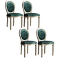 Traditional Velvet Dining Chair 38''H King Louis Back Side Chair with 4 Legs for Restaurant Dark Green 4 Piece Set Clearhalo ' kitchen&dining_furn' 'Dining Chairs' 'Dining Tables & Seating' 'dining_chair' 'furn' 'furn_dining_chair' 'Furniture' 'furniture_dining_chair' 'Kitchen & Dining Furniture' 'kitchen' 3539953
