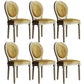 Traditional Velvet Dining Chair 38''H King Louis Back Side Chair with 4 Legs for Restaurant Ginger 6 Piece Set Clearhalo ' kitchen&dining_furn' 'Dining Chairs' 'Dining Tables & Seating' 'dining_chair' 'furn' 'furn_dining_chair' 'Furniture' 'furniture_dining_chair' 'Kitchen & Dining Furniture' 'kitchen' 3539957