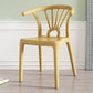 Modern Dining Windsor Back Chairs Plastic Dining Armless Chair for Kitchen Khaki 1 Piece Clearhalo ' kitchen&dining_furn' 'Dining Chairs' 'Dining Tables & Seating' 'dining_chair' 'furn' 'furn_dining_chair' 'Furniture' 'furniture_dining_chair' 'Kitchen & Dining Furniture' 'kitchen' 3540014