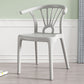 Modern Dining Windsor Back Chairs Plastic Dining Armless Chair for Kitchen Light Gray 1 Piece Clearhalo ' kitchen&dining_furn' 'Dining Chairs' 'Dining Tables & Seating' 'dining_chair' 'furn' 'furn_dining_chair' 'Furniture' 'furniture_dining_chair' 'Kitchen & Dining Furniture' 'kitchen' 3540040