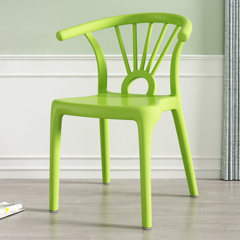 Modern Dining Windsor Back Chairs Plastic Dining Armless Chair for Kitchen Light Green 1 Piece Clearhalo ' kitchen&dining_furn' 'Dining Chairs' 'Dining Tables & Seating' 'dining_chair' 'furn' 'furn_dining_chair' 'Furniture' 'furniture_dining_chair' 'Kitchen & Dining Furniture' 'kitchen' 3540052
