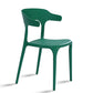 Plastic Dining Arm Chairs Kitchen Open Back Stackable Armchairs Indoor Green 1 Piece Clearhalo ' kitchen&dining_furn' 'Dining Chairs' 'Dining Tables & Seating' 'dining_chair' 'furn' 'furn_dining_chair' 'Furniture' 'furniture_dining_chair' 'Kitchen & Dining Furniture' 'kitchen' 3540064