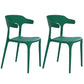 Plastic Dining Arm Chairs Kitchen Open Back Stackable Armchairs Indoor Green 2 Piece Set Clearhalo ' kitchen&dining_furn' 'Dining Chairs' 'Dining Tables & Seating' 'dining_chair' 'furn' 'furn_dining_chair' 'Furniture' 'furniture_dining_chair' 'Kitchen & Dining Furniture' 'kitchen' 3540066