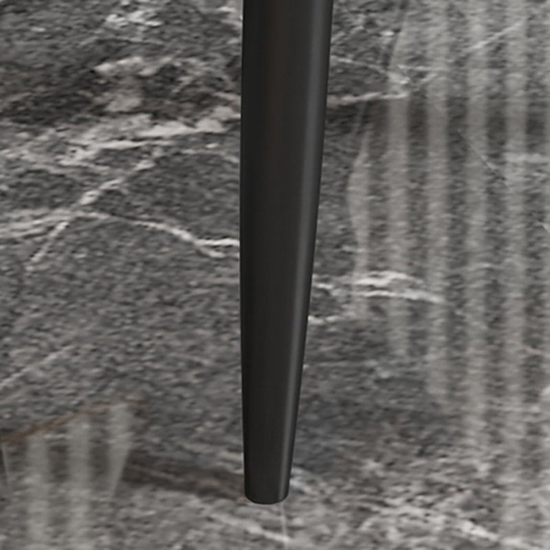 Nordic Metal Dining Chairs with Arm Indoor Open Back Dining Side Chair Clearhalo ' kitchen&dining_furn' 'Dining Chairs' 'Dining Tables & Seating' 'dining_chair' 'furn' 'furn_dining_chair' 'Furniture' 'furniture_dining_chair' 'Kitchen & Dining Furniture' 'kitchen' 3540109