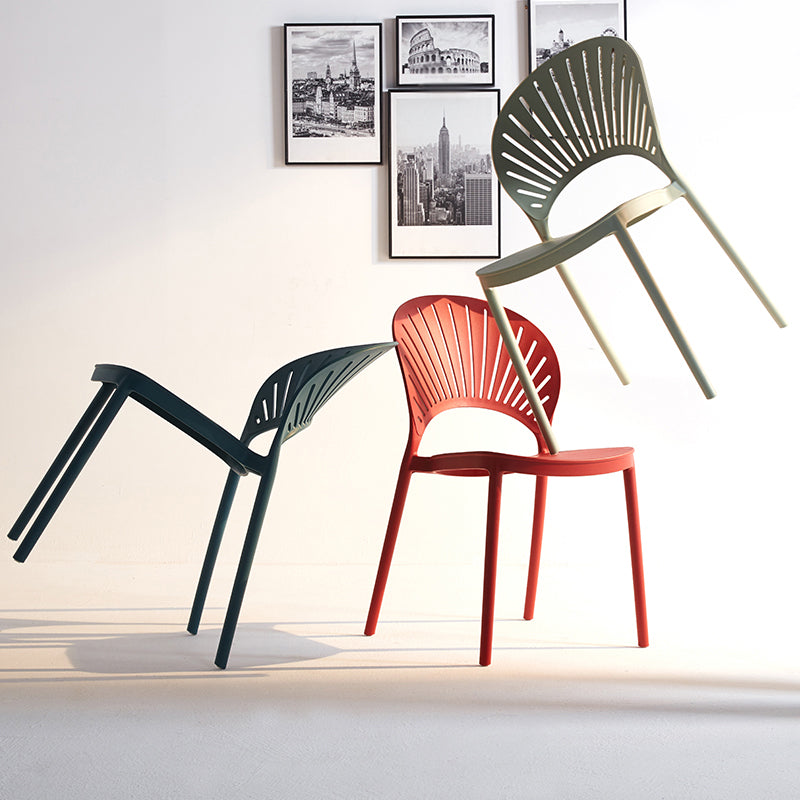 Modern Plastic Windsor Back Side Chair 33"H Dining Chair for Restaurant Clearhalo ' kitchen&dining_furn' 'Dining Chairs' 'Dining Tables & Seating' 'dining_chair' 'furn' 'furn_dining_chair' 'Furniture' 'furniture_dining_chair' 'Kitchen & Dining Furniture' 'kitchen' 3540131