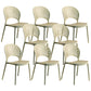 Modern Plastic Windsor Back Side Chair 33"H Dining Chair for Restaurant Light Green 8 Piece Set Clearhalo ' kitchen&dining_furn' 'Dining Chairs' 'Dining Tables & Seating' 'dining_chair' 'furn' 'furn_dining_chair' 'Furniture' 'furniture_dining_chair' 'Kitchen & Dining Furniture' 'kitchen' 3540143