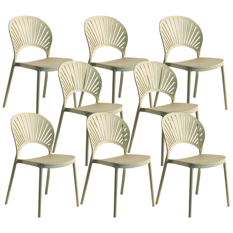 Modern Plastic Windsor Back Side Chair 33"H Dining Chair for Restaurant Light Green 8 Piece Set Clearhalo ' kitchen&dining_furn' 'Dining Chairs' 'Dining Tables & Seating' 'dining_chair' 'furn' 'furn_dining_chair' 'Furniture' 'furniture_dining_chair' 'Kitchen & Dining Furniture' 'kitchen' 3540143