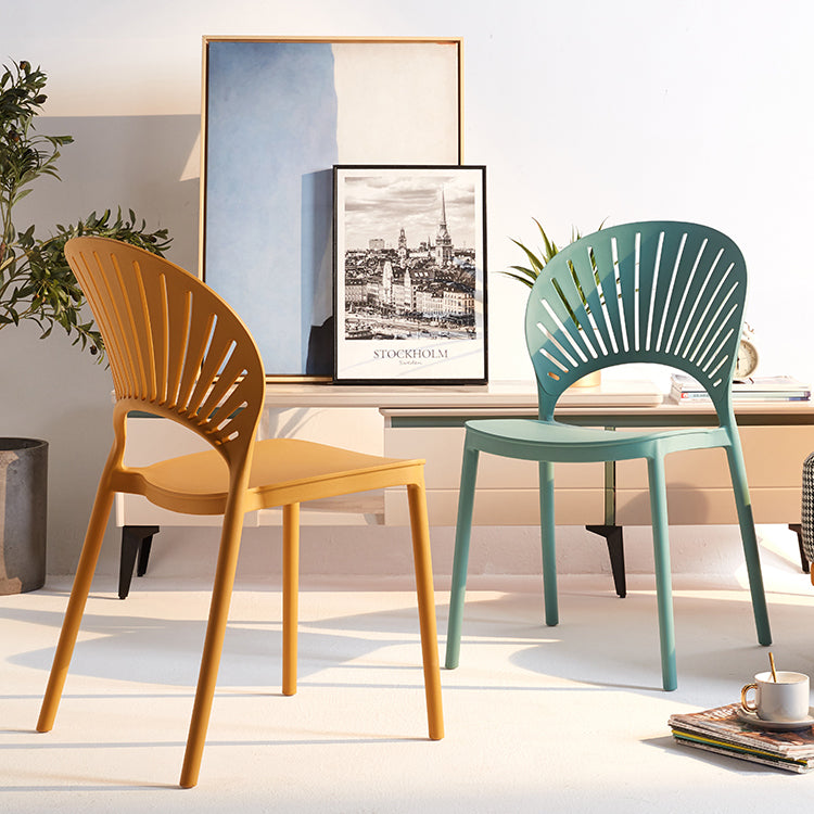 Modern Plastic Windsor Back Side Chair 33"H Dining Chair for Restaurant Clearhalo ' kitchen&dining_furn' 'Dining Chairs' 'Dining Tables & Seating' 'dining_chair' 'furn' 'furn_dining_chair' 'Furniture' 'furniture_dining_chair' 'Kitchen & Dining Furniture' 'kitchen' 3540153