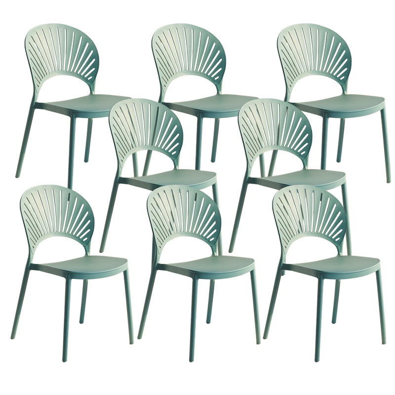 Modern Plastic Windsor Back Side Chair 33"H Dining Chair for Restaurant Blue 8 Piece Set Clearhalo ' kitchen&dining_furn' 'Dining Chairs' 'Dining Tables & Seating' 'dining_chair' 'furn' 'furn_dining_chair' 'Furniture' 'furniture_dining_chair' 'Kitchen & Dining Furniture' 'kitchen' 3540165