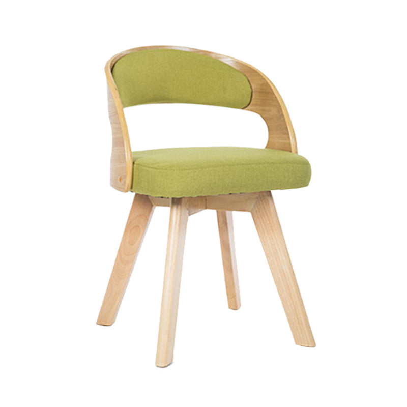 Contemporary Swivel Side Dining Room Chair Open Back Chair for Home Use Clearhalo ' kitchen&dining_furn' 'Dining Chairs' 'Dining Tables & Seating' 'dining_chair' 'furn' 'furn_dining_chair' 'Furniture' 'furniture_dining_chair' 'Kitchen & Dining Furniture' 'kitchen' 3540182