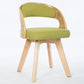 Contemporary Swivel Side Dining Room Chair Open Back Chair for Home Use Green Fabric 1 Piece Clearhalo ' kitchen&dining_furn' 'Dining Chairs' 'Dining Tables & Seating' 'dining_chair' 'furn' 'furn_dining_chair' 'Furniture' 'furniture_dining_chair' 'Kitchen & Dining Furniture' 'kitchen' 3540204