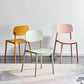 Minimalist Style Stackable Plastic Side Chair Colorful Armless Dining Chairs for Home Use Clearhalo ' kitchen&dining_furn' 'Dining Chairs' 'Dining Tables & Seating' 'dining_chair' 'furn' 'furn_dining_chair' 'Furniture' 'furniture_dining_chair' 'Kitchen & Dining Furniture' 'kitchen' 3540235