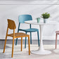 Minimalist Style Stackable Plastic Side Chair Colorful Armless Dining Chairs for Home Use Clearhalo ' kitchen&dining_furn' 'Dining Chairs' 'Dining Tables & Seating' 'dining_chair' 'furn' 'furn_dining_chair' 'Furniture' 'furniture_dining_chair' 'Kitchen & Dining Furniture' 'kitchen' 3540239