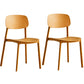 Minimalist Style Stackable Plastic Side Chair Colorful Armless Dining Chairs for Home Use Yellow 2 Piece Set Clearhalo ' kitchen&dining_furn' 'Dining Chairs' 'Dining Tables & Seating' 'dining_chair' 'furn' 'furn_dining_chair' 'Furniture' 'furniture_dining_chair' 'Kitchen & Dining Furniture' 'kitchen' 3540245