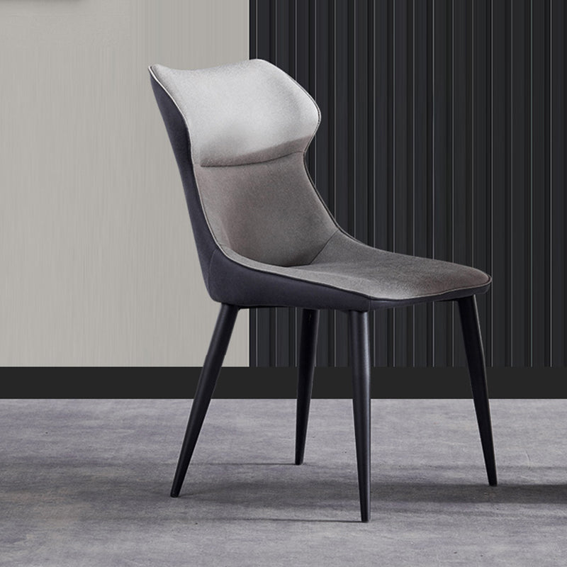 Modern Style Kitchen Dining Side Chair Polyurethane Dining Chair with Carbon Steel Legs Clearhalo ' kitchen&dining_furn' 'Dining Chairs' 'Dining Tables & Seating' 'dining_chair' 'furn' 'furn_dining_chair' 'Furniture' 'furniture_dining_chair' 'Kitchen & Dining Furniture' 'kitchen' 3540287