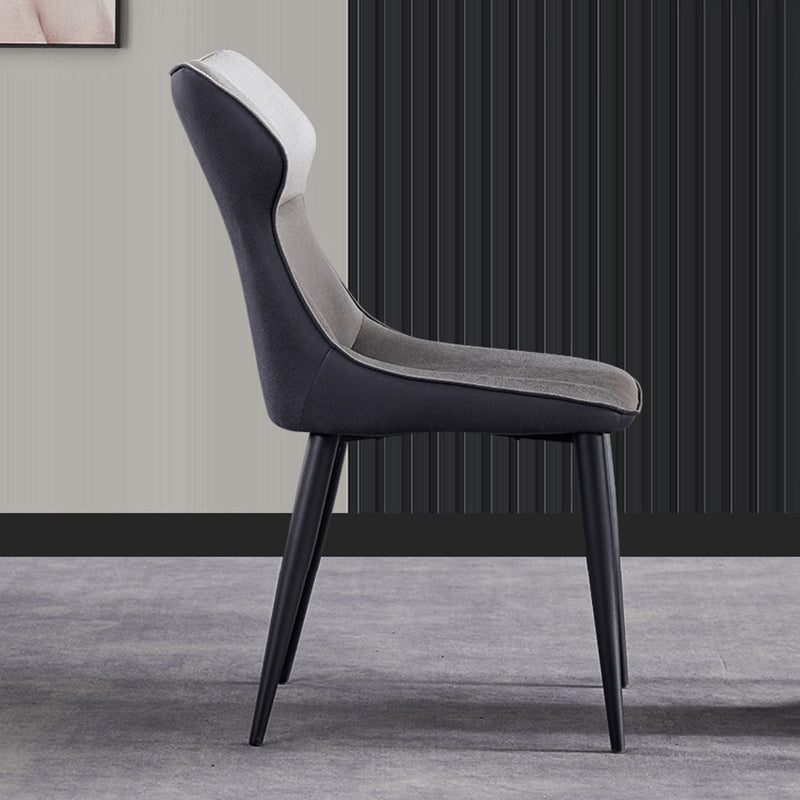 Modern Style Kitchen Dining Side Chair Polyurethane Dining Chair with Carbon Steel Legs Clearhalo ' kitchen&dining_furn' 'Dining Chairs' 'Dining Tables & Seating' 'dining_chair' 'furn' 'furn_dining_chair' 'Furniture' 'furniture_dining_chair' 'Kitchen & Dining Furniture' 'kitchen' 3540289