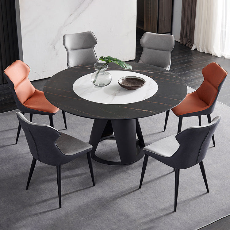 Modern Style Kitchen Dining Side Chair Polyurethane Dining Chair with Carbon Steel Legs Clearhalo ' kitchen&dining_furn' 'Dining Chairs' 'Dining Tables & Seating' 'dining_chair' 'furn' 'furn_dining_chair' 'Furniture' 'furniture_dining_chair' 'Kitchen & Dining Furniture' 'kitchen' 3540304