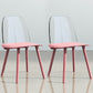 Nordic Style Plastic Dining Room Chair Armless Dining Chairs for Home Use Pink 2 Piece Set Clearhalo ' kitchen&dining_furn' 'Dining Chairs' 'Dining Tables & Seating' 'dining_chair' 'furn' 'furn_dining_chair' 'Furniture' 'furniture_dining_chair' 'Kitchen & Dining Furniture' 'kitchen' 3540329