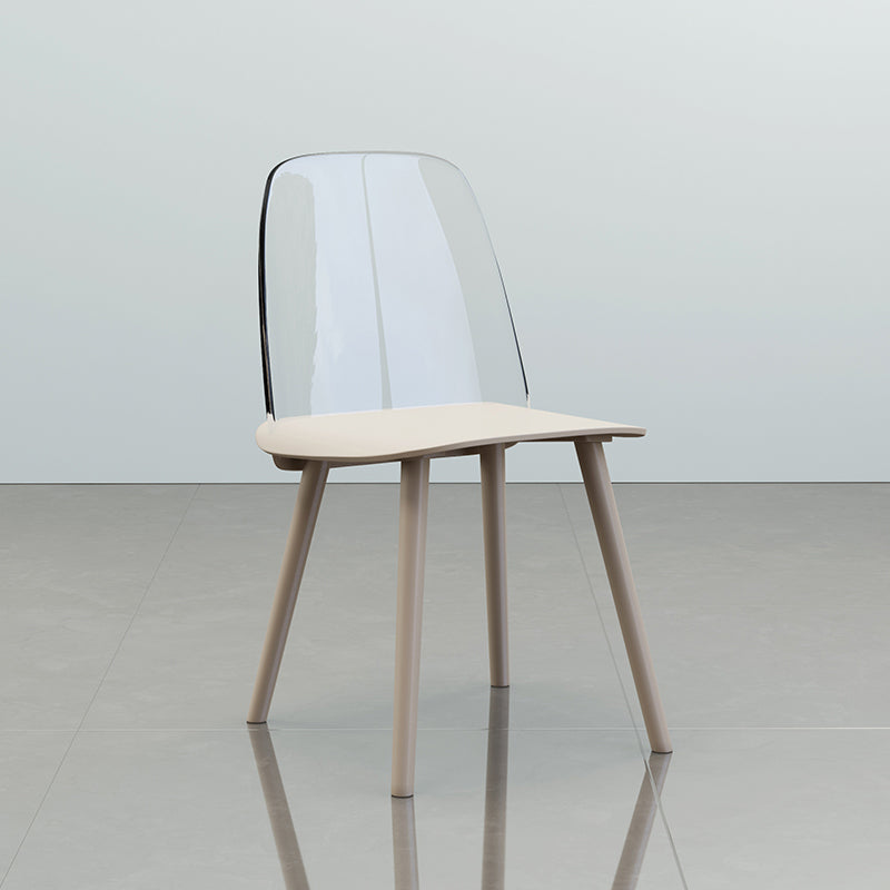 Nordic Style Plastic Dining Room Chair Armless Dining Chairs for Home Use Grey 1 Piece Clearhalo ' kitchen&dining_furn' 'Dining Chairs' 'Dining Tables & Seating' 'dining_chair' 'furn' 'furn_dining_chair' 'Furniture' 'furniture_dining_chair' 'Kitchen & Dining Furniture' 'kitchen' 3540333